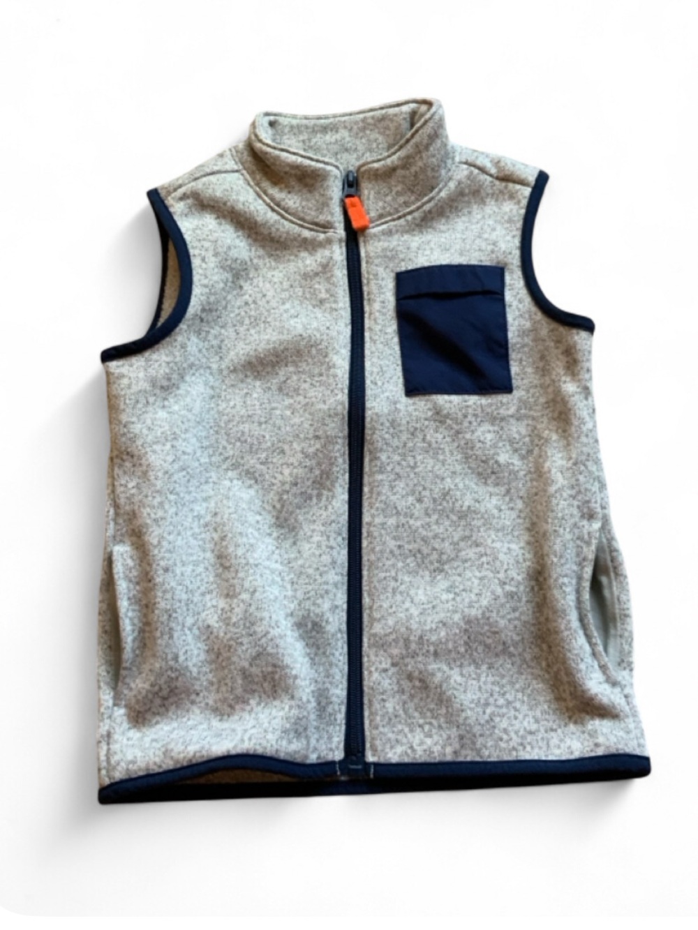 Carter's Front Zipper Fleece Vest Boys 5T